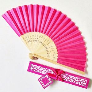 Abanicos Plegables de Bambú Portátiles para Bodas, Festivales y Promociones, Decoración de Arte Folclórico Tallada y Pintada para Invitados - Product Image 6
