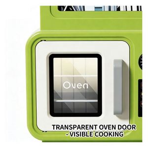 Children Kitchen Cooking Toy Hub Pretend Refrigerator Faucet <b>Drawer</b> Cabinet Utensils Learning Journey Home Cheer - Product Image 5