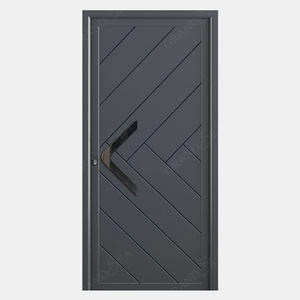 Puerta Principal Moderna de Acero Inoxidable de <span class=keywords><strong>Alucasa</strong></span> Designs, Diseños de Puertas Principales de Acero Inoxidable, Puerta Doble para Casas - Product Image 1