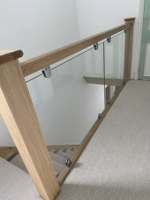 Pince à verre moderne en acier inoxydable 8-12 mm pour balustrade de balcon et escalier, résistante à la rouille, hauteur réglable pour villa, hôtel, appartement