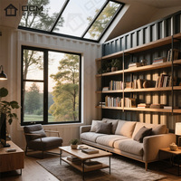Maison conteneur préfabriquée moderne de luxe Maison préfabriquée détachable de grande taille Salon Cuisine Chambre Entrée Ferme Appartement