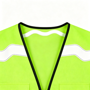 Chaleco de Seguridad con Logotipo Personalizado, Diseño con Tiras Reflectantes, Impermeable y Resistente al Desgaste, Ideal para Trabajo al Aire Libre - Product Image 4