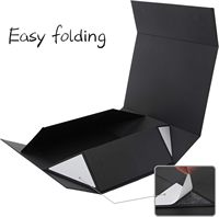 Boîte cadeau magnétique de luxe avec logo personnalisé en relief, doublure en éponge, emballage en carton rigide recyclable pour boîtes à thé