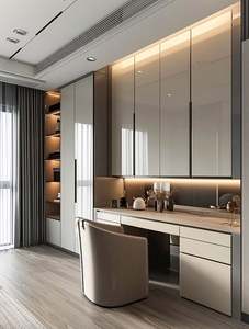 Light Luxury Style Dresser Custom Design <b>Vanity</b> Luxury Stylish Design <b>Bedroom</b> Furniture Sets - Product Image 2