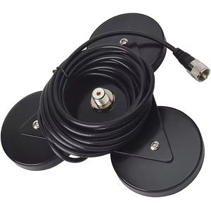 Support de base magnétique 390 avec câble <span class=keywords><strong>coaxial</strong></span> RG58 de 4m connecteur UHF-femelle pour émetteur-récepteur mobile de véhicule <span class=keywords><strong>CB</strong></span> - Product Image 4