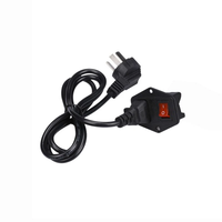 Prise d'alimentation BIQU IEC320 C14 avec interrupteur à bascule et fusible 15A 250V 3 broches pour connexion d'alimentation d'imprimante 3D