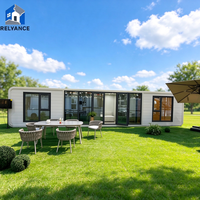 Maison préfabriquée en conteneur Apple Cabin imperméable, taille personnalisée, trois chambres, hors réseau, économie d'énergie, hébergement commercial