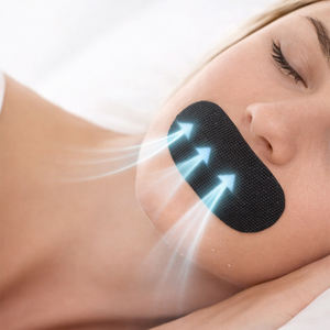 EONBON Cinta bucal antirronquidos al por mayor, tiras de algodón coloridas para dormir, cinta bucal de colores para respirar por la boca - Product Image 3