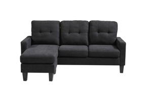 Divano Moderno a L in Tessuto, <span class=keywords><strong>Design</strong></span> Salvaspazio per Hotel e Soggiorno Domestico - Product Image 5