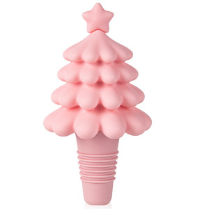 Bouchons de bouteille en silicone pour arbre de Noël, anti-fuite, pour la conservation du vin, multicolores - Product Image 5