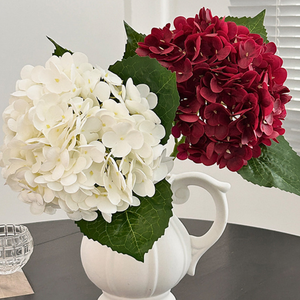 Fleur artificielle d'hortensia <span class=keywords><strong>grand</strong></span> format, pétales 3D effet naturel, fleurs hydratantes de qualité supérieure pour la décoration d'hôtels de luxe et d'événements - Product Image 3