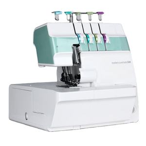 Máquina de Coser Overlock Doméstica MRS334 de 1200 RPM, 30*22*32 cm, 4 <span class=keywords><strong>Hilos</strong></span> - Product Image 1
