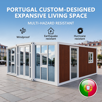 Maisons modulaires personnalisables 10ft 20ft 30ft Maisons conteneurs prêtes à vivre Maisons mobiles Maisons conteneurs pliables Portugal