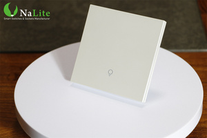 Interrupteur intelligent pour domotique interrupteur gradateur de matière zigbee interrupteurs domestiques intelligents commande de ventilateur sans fil en verre résidentiel - Product Image 3