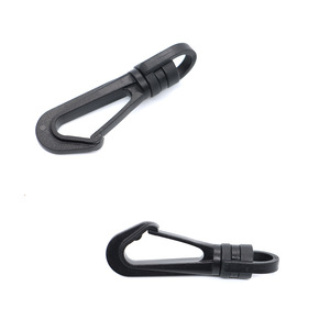 Plastic <b>Hook</b> Carabiner Buckle 11Mm For Outdoor Bag Accessories With Clip - Product Image 1