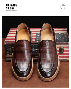 Zapatos de Vestir Formales para Hombre, con Cordones, Punta Cerrada, de Lujo, Personalizados, Casuales, con Parte Superior de PU Transpirable, para Bodas, Fiestas, Oficina, Otoño - Product Image 6