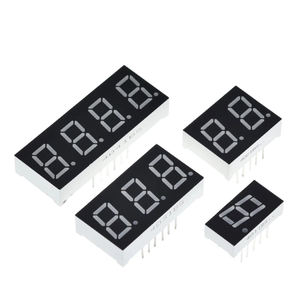 0.4 pouces Tube numérique affichage <span class=keywords><strong>LED</strong></span> 1Bit 2 Bit <span class=keywords><strong>3</strong></span> Bit 4 Bit horloge cathode d'anode commune 0.4 "7 <span class=keywords><strong>Segment</strong></span> <span class=keywords><strong>Led</strong></span> bricolage tableau rouge - Product Image 1