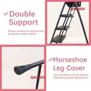 ฝาครอบขาเหล็กทรง<span class=keywords><strong>เกือกม้า</strong></span>สำหรับ<span class=keywords><strong>บันได</strong></span>เหล็กสีดำ 2 ขั้น แบบใช้ในบ้าน ดีไซน์ทันสมัย ใช้งานง่าย สำหรับเก็บของในบ้าน/คลังสินค้า 50 ชิ้น แบบรองรับสองชั้น - Product Image 4