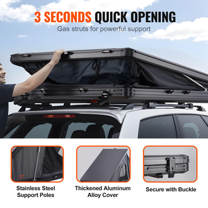 <span class=keywords><strong>Tente</strong></span> de toit <span class=keywords><strong>gonflable</strong></span> <span class=keywords><strong>pour</strong></span> voiture, SUV, camion, Jeep, fourgonnette, camping, une chambre, quatre saisons, double couche, automatique, imperméable, 1-2 personnes - Product Image 5