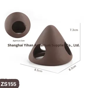 <strong>Fish</strong> Tank Landscape Aquarium Decoration Purple Clay Special-shaped Hideout Breeding Pottery <strong>Pot</strong> - Product Image 4