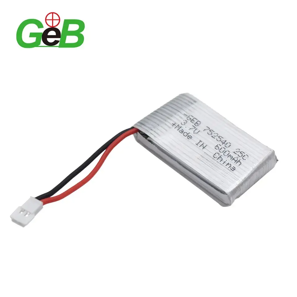 High quality rechargeable high c-rate lipo battery 3.7V 20C 550mah lipo lithium battery pack for RC car/drone