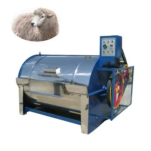 Edelstahl 15-400kg Pro Stunde Wolle Verarbeitung Maschine/Raw Wolle Waschmaschine/Schafe Wolle Scheuer maschine