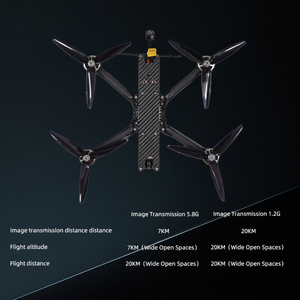 Dron FPV de 7 Pulgadas con Anti-Jammer, Carga Útil Máxima de 2 kg, Control Remoto, Cámara, Vehículo de Defensa - Product Image 1
