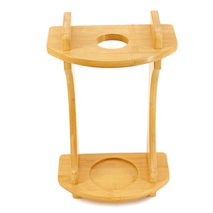 Estante para vinos/champán de bambú y madera, creativo, moderno, minimalista y personalizable, elegante y sencillo. - Product Image 1
