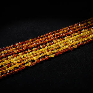 Collier de dentition <span class=keywords><strong>pour</strong></span> bébé en <span class=keywords><strong>ambre</strong></span> baltique véritable, brun doré, naturellement optimisé, emballé individuellement, vente chaude - Product Image 1