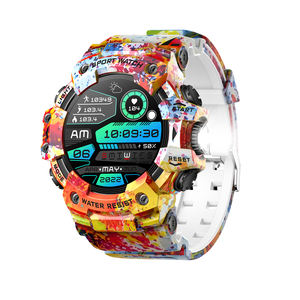Montre intelligente étanche <span class=keywords><strong>avec</strong></span> écran TFT, moniteur de pression artérielle, <span class=keywords><strong>GPS</strong></span> et suivi sportif unisexe, longue durée de vie de la batterie - Product Image 1