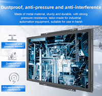 Panel IPS industri 19 inci kecerahan tinggi bingkai terbuka Raspberry Pi LCD monitor untuk HDMI Speaker untuk Desktop ekonomis