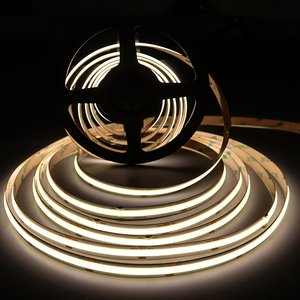 OEM 320 480LED de alta calidad Super brillante Flexible de alta densidad Cob <span class=keywords><strong>Led</strong></span> tiras 24V iluminación decorativa 12V/24V 8mm Luz lineal - Product Image 1