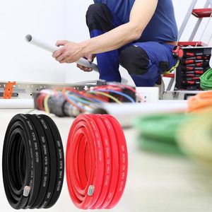 20FT Red Black Tinned Copper Electrical <b>Cable</b> 6 Gauge Marine Grade Wire for Boat <b>Solar</b> <b>Panel</b> Automotive Camper Trailer 6 AWG - Product Image 5
