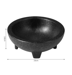 Bol de service alimentaire multifonction portable, Molcajete mexicain, coupelle pour chips et guacamole, bols à sauce pour tacos - Product Image 2