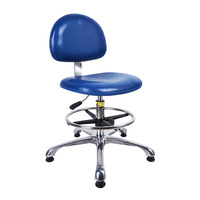 Chaise ergonomique durable en matériau PU, confortable et sûre ESD pour salle blanche