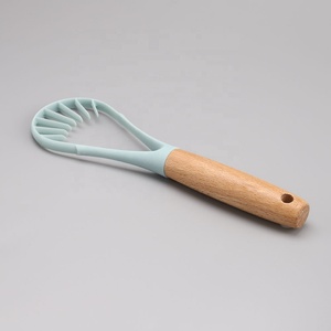 Dụng Cụ Cắt Bơ Bằng Tay Đa Năng, Dụng Cụ Cắt Thái Lát Bơ Trái Cây Với Tay Cầm Bằng Gỗ Sồi - Product Image 3