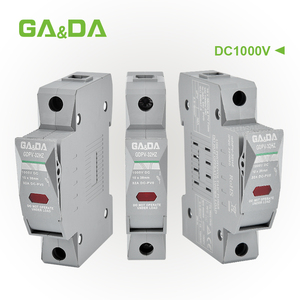 Penjualan Laris GA&DA 1P 2P 1-32A Sekring DC Surya PV dengan Basis Sekring Plastik 1000V dan Penyangga 20kA 50/60Hz - Product Image 2
