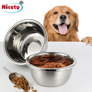 Mangkuk Anjing Portabel Modern dari Baja Anti Karat, Ramah Lingkungan, Tahan Lama, Anti Karat, Anti Jatuh, Kapasitas 1 Liter, untuk Makanan Hewan Peliharaan - Product Image 1