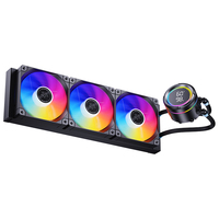 Enfriador Líquido para CPU SNPWMAN de 360 mm, Ventiladores PWM Silenciosos ARGB, Radiador de Refrigeración por Agua de Triple Fila para Computadora de Escritorio