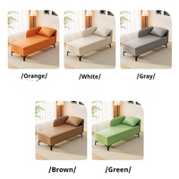 Chaise longue en cuir confortable de style moderne nordique, luxe léger, pour bureau, hôtel, salon, chambre à coucher
