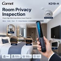 Détecteur de caméra cachée pour chambre d'hôtel, détecteur de caméra espion, kit d'inspection de la confidentialité 5-en-1 pour les projets hôteliers