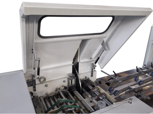 Máquina de Fazer Sacos de Papel para Frutas Controlada por PLC de Alta Velocidade com Motor e Motorização para Sacos em V - Product Image 5