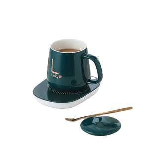 220V 350ml elettrico in ceramica <span class=keywords><strong>Smart</strong></span> Usb tè caffè stoviglie tazza riscaldatore riscaldamento tazza tazza tazza - Product Image 6