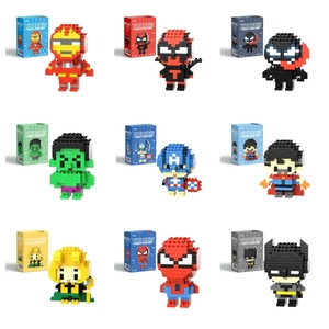 Briques Micro <span class=keywords><strong>Mini</strong></span> Super Héros Venom <span class=keywords><strong>Spider</strong></span> <span class=keywords><strong>Iron</strong></span> en vente flash, blocs de construction DIY pour enfants, jouets de collection, cadeau - Product Image 6