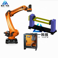 Bras de robot 6 axes KUKA KR 70 R2100 PA Robot industriel avec unité de rail linéaire positionneur de soudage pour la palettisation manutention soudage
