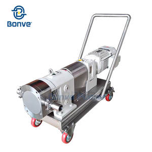 ปั๊มโรตารี่แบบลิ้น Bonve 50BV12-5 สำหรับอาหาร  สำหรับของเหลวความหนืดสูง เช่น ครีม  <span class=keywords><strong>พร้อม</strong></span>รถเข็น  รับประกัน 2 ปี - Product Image 4