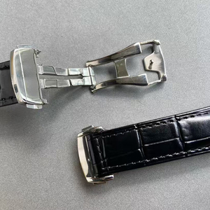 Reloj de Hombre Mecánico Automático con Fecha, Caja de Acero 316L, Esfera Plateada con Ranuras, Correa de Cuero Negra, Arte Horológico Superior Hour Vision - Product Image 5
