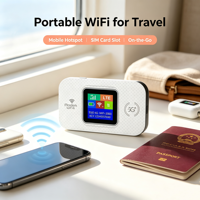 E5785 4G LTE MiFi WiFi6 Hotspot portable 150 Mbps Routeur WiFi de poche Emplacement pour carte SIM 3000 mAh LCD