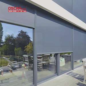 Tende a Rullo con Zip Antivento per Pergole, Patio Esterno e Balcone con Design Personalizzabile e Stile Zebrato - Product Image 1