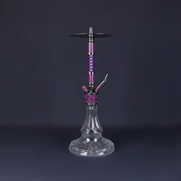 Nouveau design, vente en gros, chicha de couleurs mélangées, chicha led chicha, narguilé, feuille d'aluminium